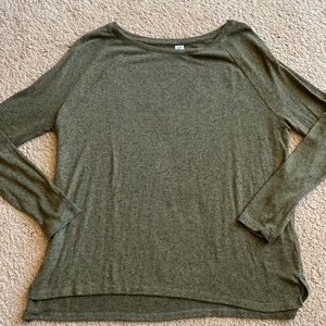 Old Navy Green Long Sleeve Sweater